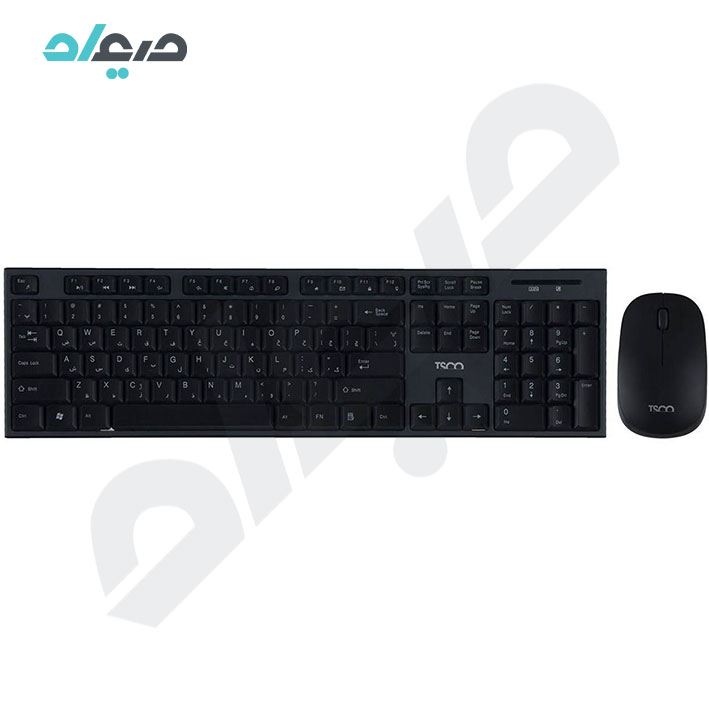 کیبورد و ماوس بی سیم تسکو مدل TKM 7020W