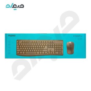 ست کیبورد و ماوس بی سیم رپو مدل X1800 Pro