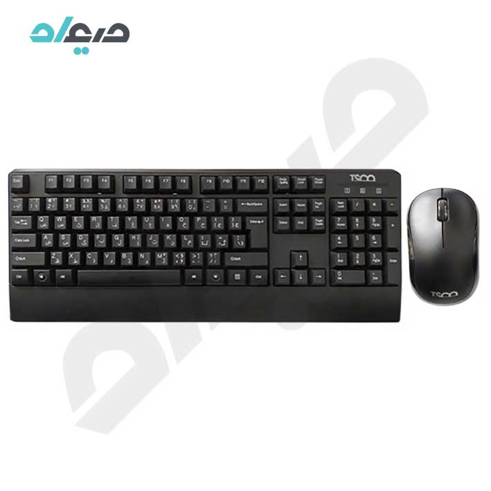 کیبورد و ماوس بی سیم تسکو مدل TKM 7022 W