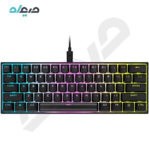 کیبورد کورسیر مدل K65 RGB MINI RED-BLACK