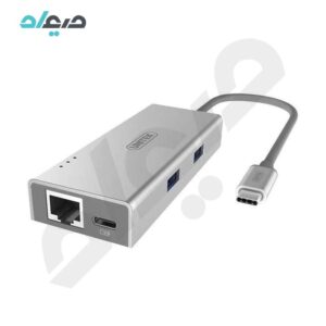 مبدل USB-C به LAN /USB3 یونیتک مدل Y-9106