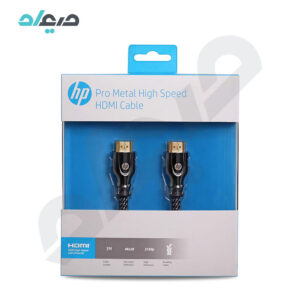 کابل تبدیل HDMI به HDMI اچ پی مدل HP Pro Metal BLK HP026GBBLK3TW طول 3 متر