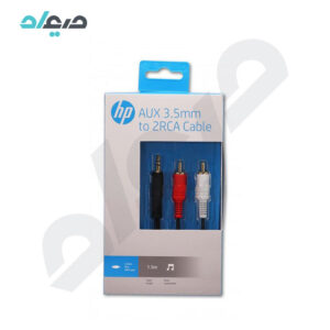 کابل تبدیل 1 به 2 صدا HP مدل HP029GBBLK1.5TW به طول 1.5 متر