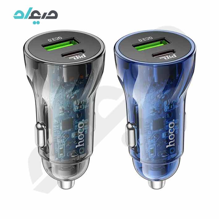شارژر فندکی 30 وات هوکو مدل Z47A PD30W+QC3