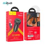 شارژر فندکی 18 وات هوکو مدل Z49A QC3.0 همراه با کابل Type-C