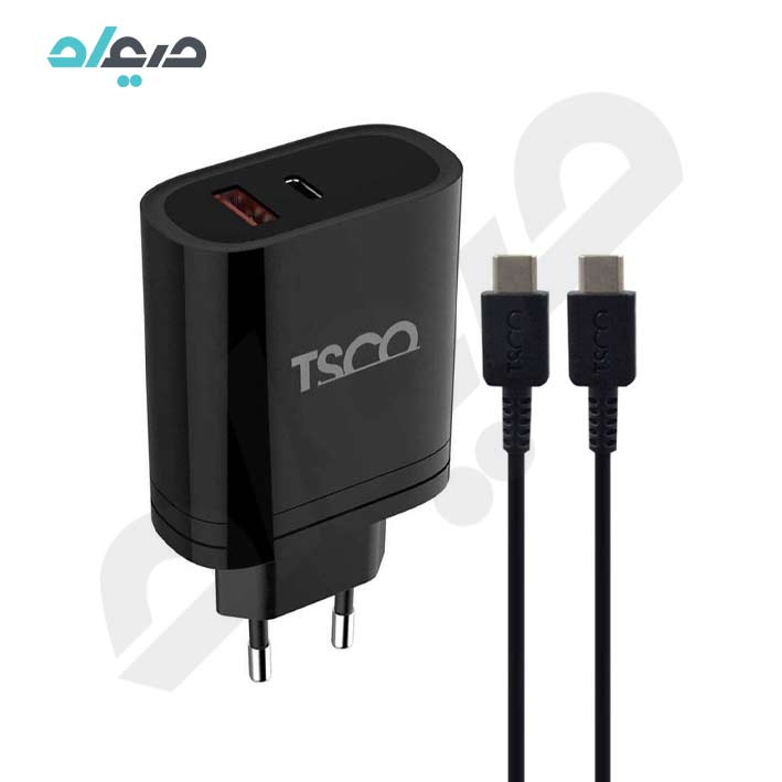 شارژر 38 وات TSCO مدل TTC 66 به همراه کابل Type-C