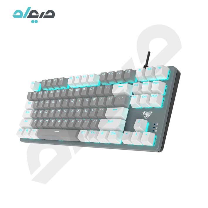کیبورد گیمینگ مکانیکال AULA مدل F3287 blue switch