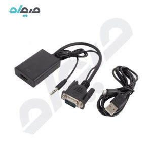 تبدیل VGA به HDMI کایزر با صدا و پاور مدل k-88