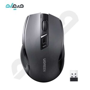ماوس بی سیم سایلنت دار ارگونومیکی UGREEN مدل MU006 - 15063