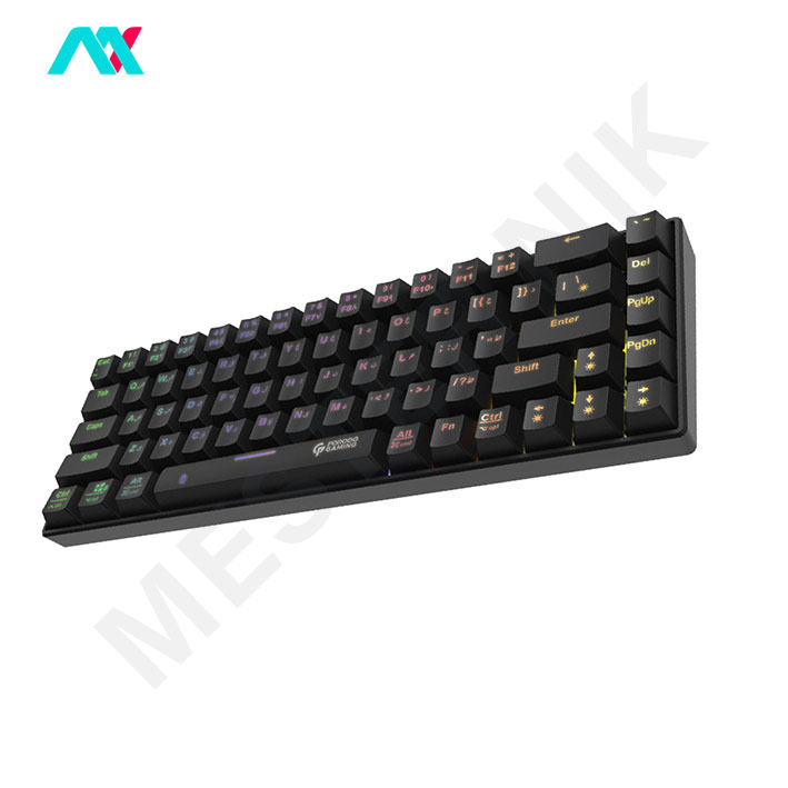 تصویر محصول کیبورد آرگونومیک و مکانیکال پرودو Wireless (68Keys)