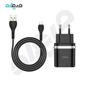 شارژر دیواری 18 وات HOCO مدل C12Q به همراه کابل microUSB