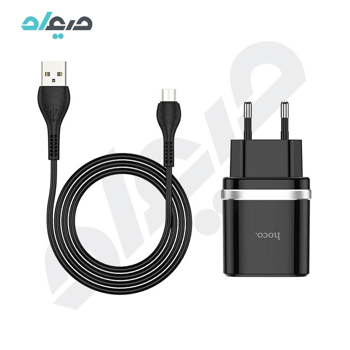 شارژر دیواری 18 وات HOCO مدل C12Q به همراه کابل microUSB