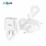 شارژر دیواری PD20W هوکو مدل C76 Plus به همراه کابل Iphone