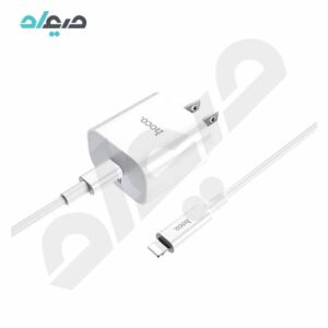 شارژر دیواری PD20W هوکو مدل C76 Plus به همراه کابل Iphone