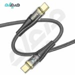 کابل شارژ 60 وات Type-C به Type-C هوکو مدل U121