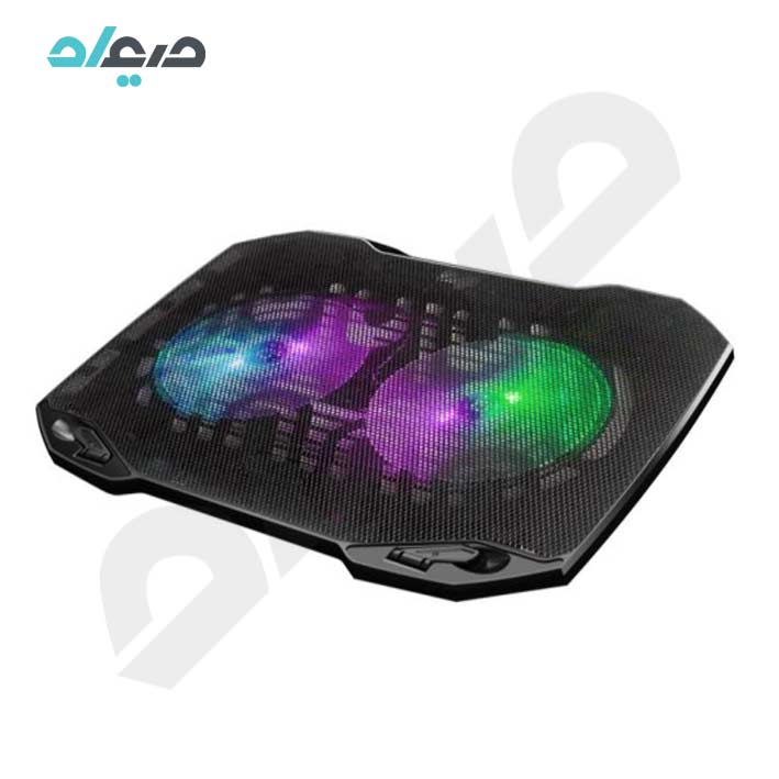 پایه خنک کننده لپ تاپ کول کلد مدل F2-1 دارای RGB