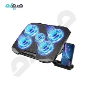 کول پد و پایه خنک کننده لپ تاپ کول کلد F2 PLUS 5FAN