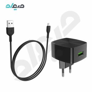 شارژر دیواری هوکو مدل C70A به همراه کابل microUSB