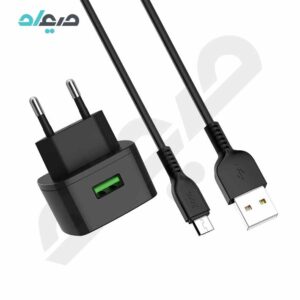 شارژر دیواری هوکو مدل C70A به همراه کابل microUSB