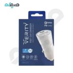 شارژر فندکی 38 وات فست شارژ وریتی مدل CQ1121