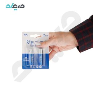 باتری قلمی وریتی Ultra Alkaline LR6 1.5V بسته دو عددی