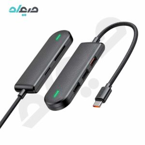 هاب 5 پورت با سری تایپ سی مک دودو مدل HU-1430