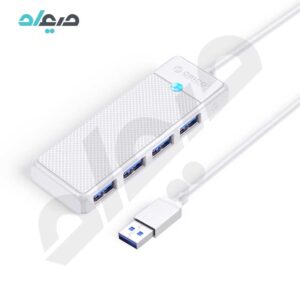 هاب 4 پورت usb3.0 با سری USB-A اوریکو مدل PAPW4A-U3-015