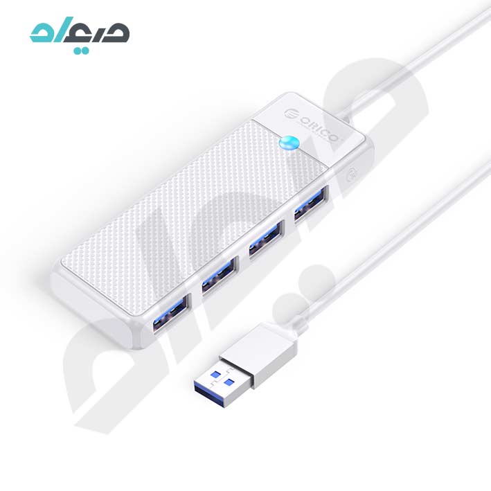 هاب 4 پورت usb3.0 با سری USB-A اوریکو مدل PAPW4A-U3-015