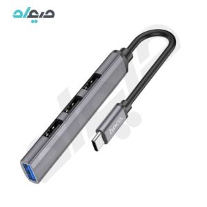 هاب 4 پورت USB-A هوکو با سری تایپ سی مدل HB26