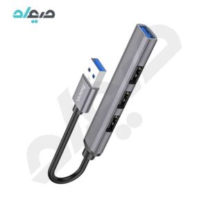 هاب 4 پورت USB-A هوکو با ورودی usb3.0 مدل HB26