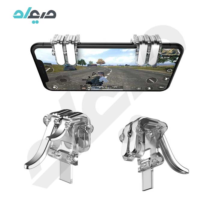 دسته بازی پابجی انگشتی w6 crystal