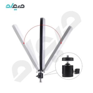 رینگ لایت 12 اینچ P-NET مدل M33 با سه پایه
