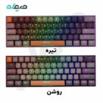 کیبورد گیمینگ سیمی مکانیکال تسکو مدل GK 8161
