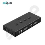 سوییچ 4 پورت KVM VGA یوگرین مدل CM154- 50280