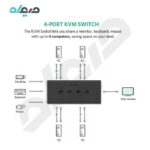 سوییچ 4 پورت KVM VGA یوگرین مدل CM154- 50280