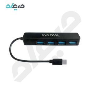 هاب USB-A چهار پورت X-NOVA مدل X940