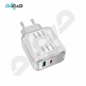کلگی شارژر 45 وات 2 پورت هوکو مدل C136A