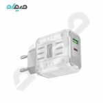 کلگی شارژر 45 وات 2 پورت هوکو مدل C136A