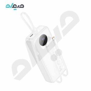 پاوربانک 20000 هوکو 22.5W+PD20W مدل j132A کابل دار