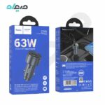 شارژر فندکی 63 وات PD45W+QC3.0 هوکو مدل Z57B USB