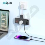 چند راهی برق PD30W + QC3.0 + 2 sockets EU هوکو مدل AC12A