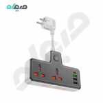 چند راهی برق PD30W + QC3.0 + 2 sockets EU هوکو مدل AC12A