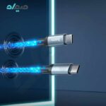 کابل شارژ 60 وات USB-C به USB-C هوکو مدل U112