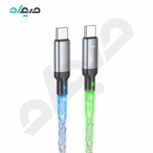کابل شارژ 60 وات USB-C به USB-C هوکو مدل U112