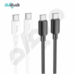 کابل شارژ تایپ‌سی به تایپ‌سی 60 وات هوکو مدل X96 طول 1 متر
