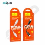 کابل شارژ تایپ‌سی به تایپ‌سی 60 وات هوکو مدل X96 طول 1 متر
