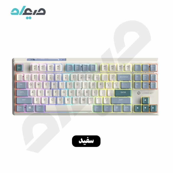 کیبورد بیسیم گیمینگ مکانیکال لاجیکی مدل K420