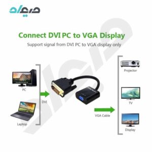 کابل تبدیل DVI به VGA اکتیو