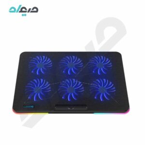 پایه خنک‌کننده گیمینگ لپ‌تاپ 6 فن کولکلد مدل F5