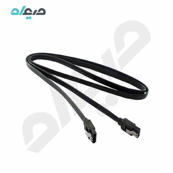 کابل هارد دیتای ساتا 6 گیگ قفلدار 30 سانتیمتر (تکی)